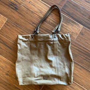 Burberry leather tote